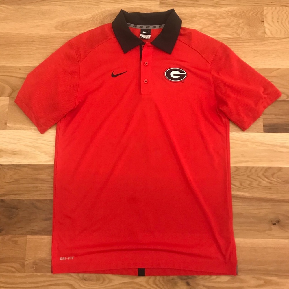 Georgia Bulldogs Nike Dri-Fit Polo